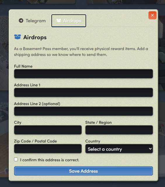 mints_____'s tweet image. #fishtanklive Basement Pass users will be getting super special toys and goodies from us directly in the mail. If you already have a Basement Pass, you can sign up to get Airdrops like this:
