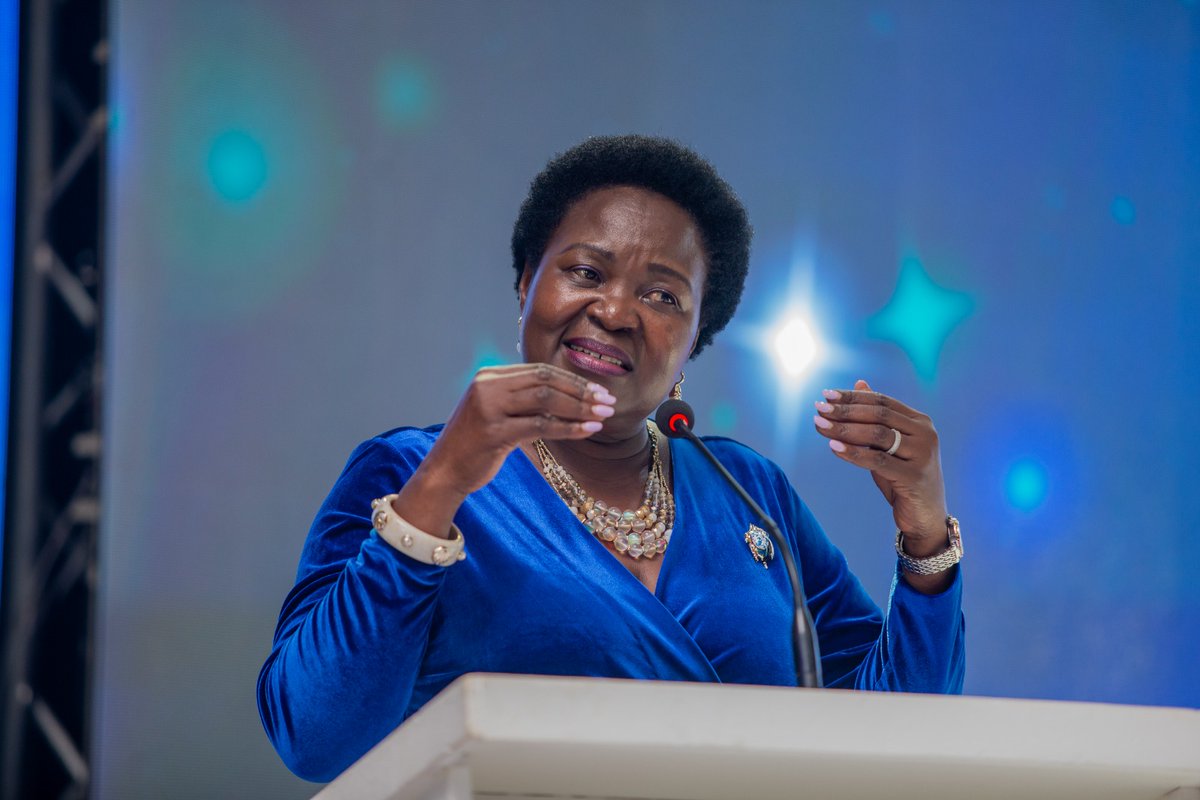 ERA_Uganda's tweet photo. During the Women in Energy Dinner held at the UMA Multi-Purpose Hall, the Minister of Energy and Mineral Development, Hon. @NankabirwaRS, reiterated the Government's dedication to boosting women's involvement in the energy sector, recognizing it as a vital engine for Uganda's socio-economic progress.
@WiE_Uganda