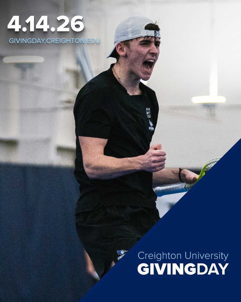 Support your Bluejays on Creighton Giving Day!

Make a gift to Creighton Men's Tennis. Gifts of all sizes impact our student-athletes!

Donate here: givingday.creighton.edu/campaigns/mens…

#JaysGive