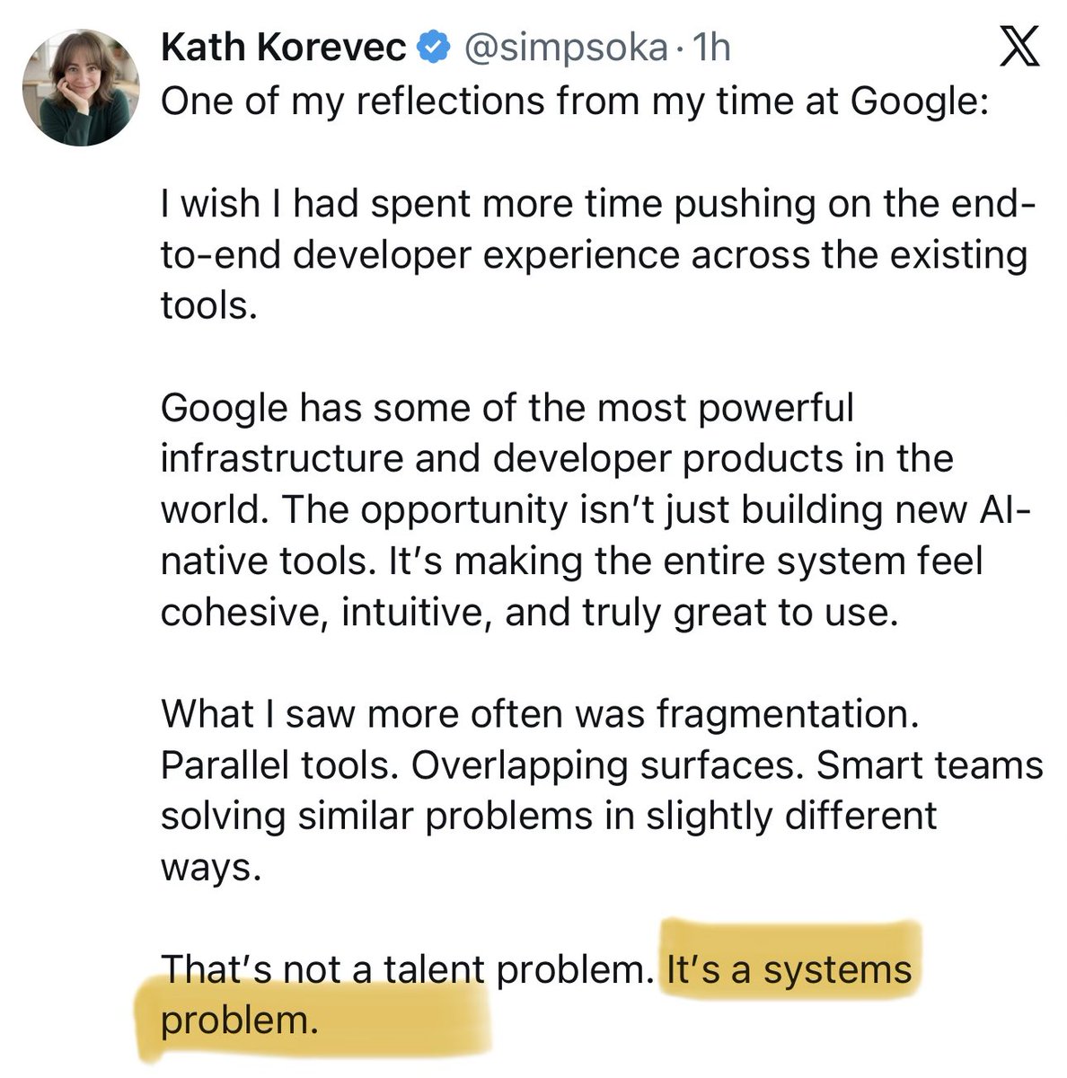 Cindy Sridharan tweet media