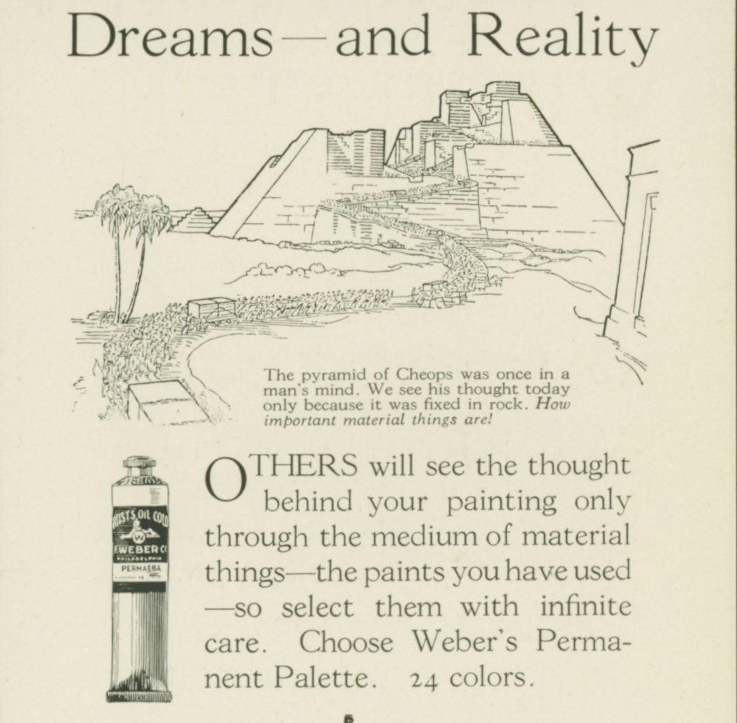 EgyptomaniaMuse's tweet image. Day 104 of #photoaday 

The oldest art materials company in the United States, not only had a Sphinx logo, but used ancient Egypt to advertise its products 

#365days #365daychallenge #365photodaychallenge