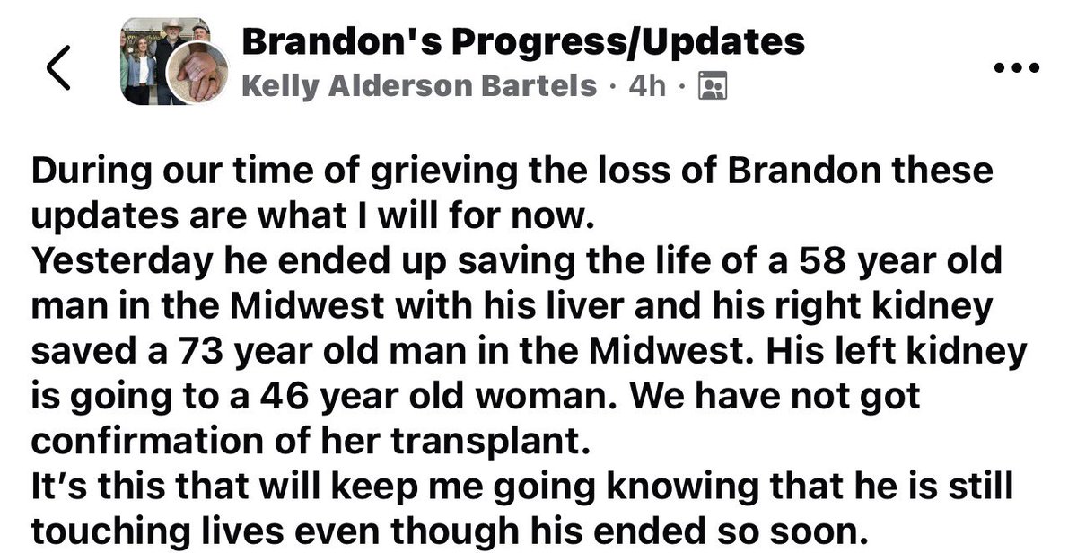 brycedean1105's tweet photo. Thank you to @OlatheWestBSB &amp; @Prime27_17  for the support shown to Coach @_bryanbartels34 and his family during the honor walk for his father, Brandon. Yesterday showed it’s bigger than baseball. His father is already giving hope to others with his donations   Love you all. https://t.co/yHmd0NbcTF