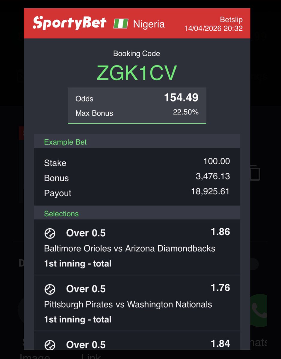 Girlpunter's tweet photo. BASEBALL ⚾️ 

H4X0G1

Let’s wake up to winning 🏆 

DONT PASS WITHOUT REPOSTING ✅

More codes here https://t.co/OGWhdTUdFw https://t.co/D6m1aYCnVK