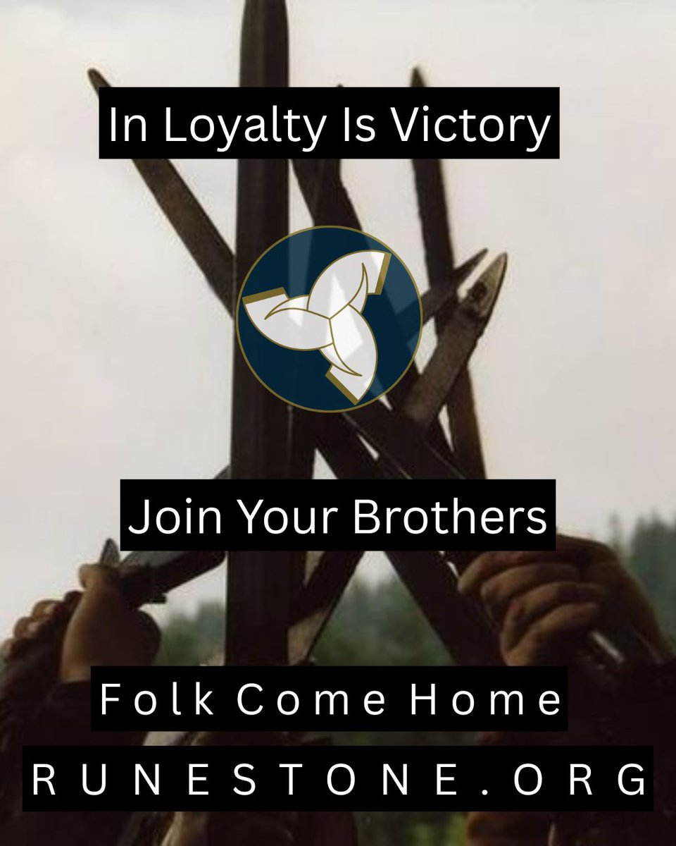 TheLordBoard's tweet image. In Loyalty Is Victory. Join Your Brothers. Folk Come Home.  runestone.org  #afa #asatru #ásatrú #asatrufolkassembly