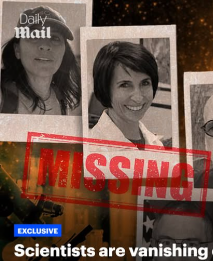 TruePayTreeAt's tweet photo. Ten people linked to American nuclear or space secrets have died or disappeared under mysterious circumstances since 2024. Several cases share a disturbing, identical pattern: individuals last seen leaving their homes on foot, leaving behind all personal electronics and vehicles. https://t.co/IfCyrZHUX4