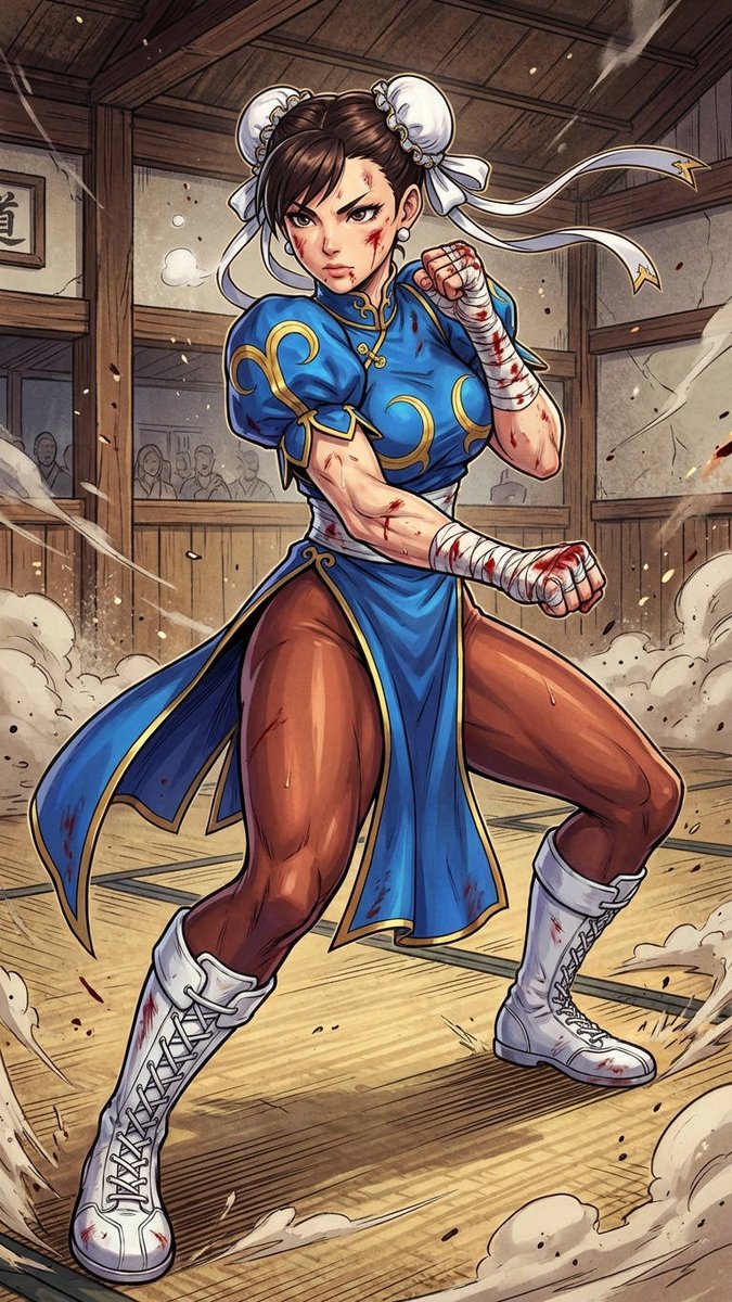 ahl9's tweet image. Chun-Li by The1andonlyDylan #CapCom #StreetFighter