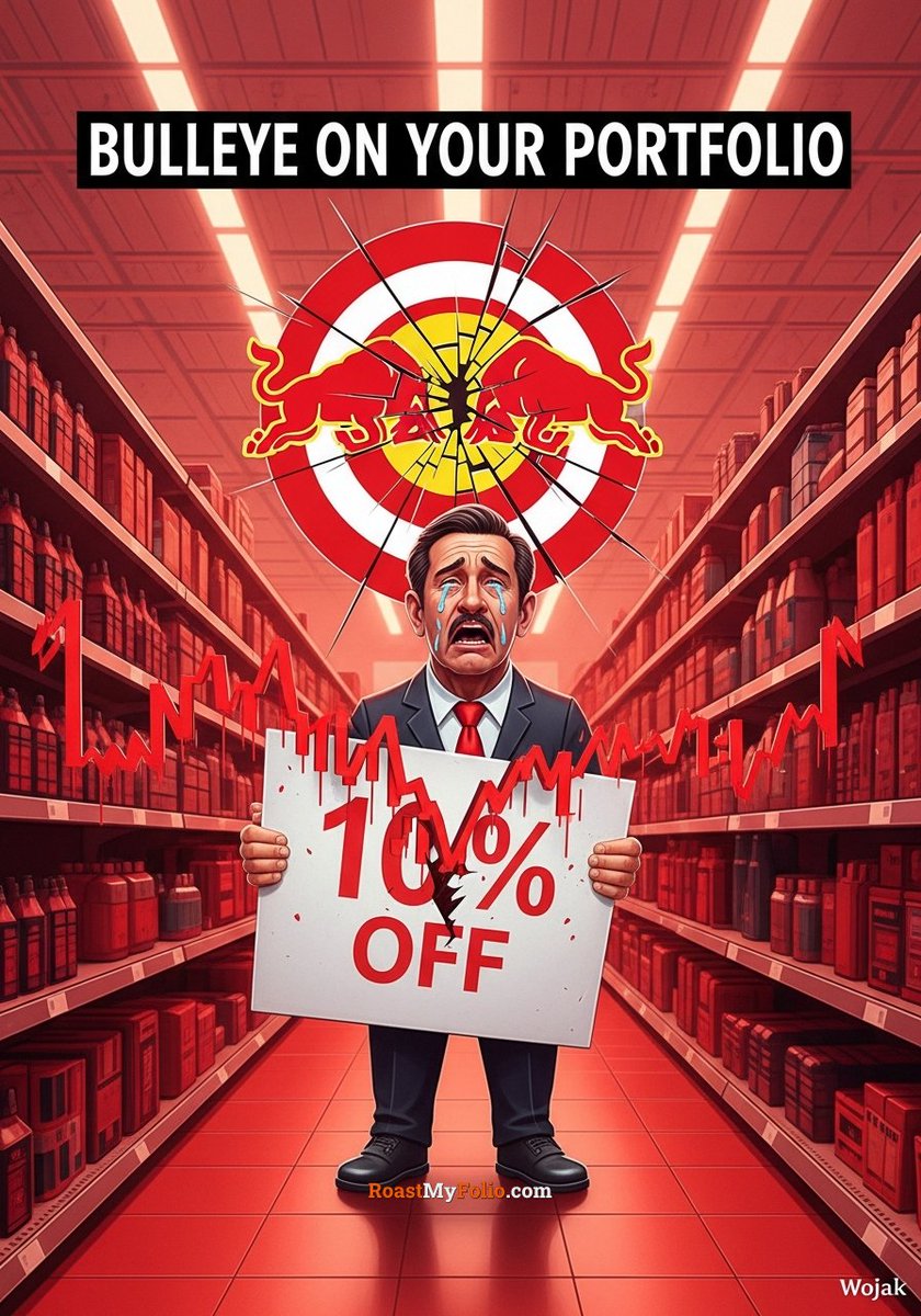 roastmyfolio's tweet image. Target shoppers are finally finding deals... unfortunately, it’s just the stock price.

Another 10% wipeout because you’re all too broke for $40 throw pillows.

Who’s bagholding? #Target