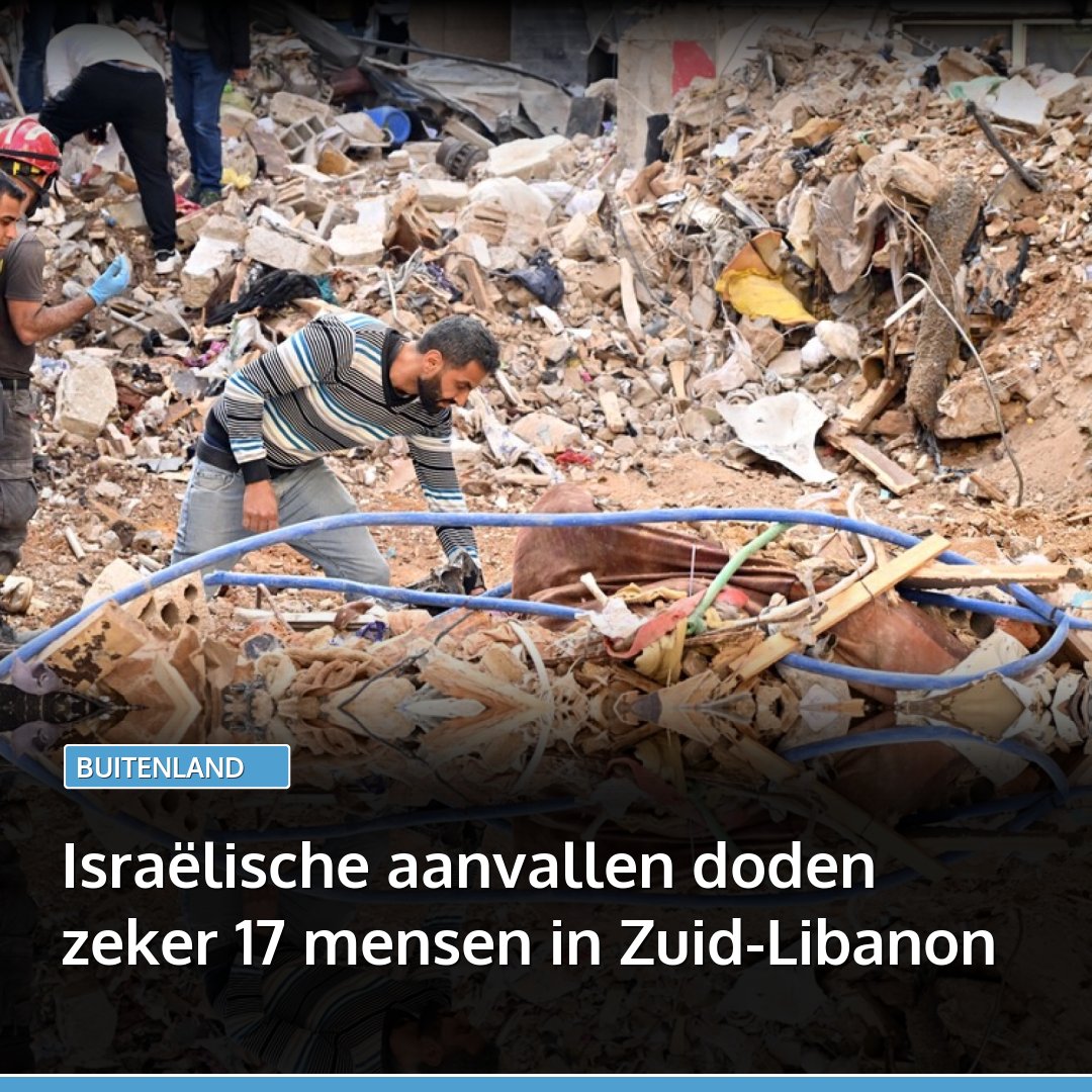 marokko's tweet image. Israël heeft dinsdag zijn aanvallen op Zuid-Libanon verder opgevoerd. Bij luchtaanvallen op onder meer Tyrus, Adloun, Sahmar en Arabsalim werden zeker 17 mensen gedood en raakten ook meerdere anderen gewond.
👉🏽 Lees: l.marokko.nl/yOp3Mj1w 👈🏽

#libanon #israel #tyre #tyrus