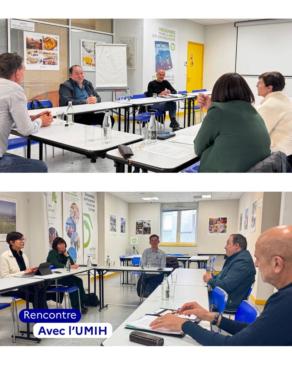 Image de Préfète de la Drôme - #SoutienAuxEntreprises | Rencontre avec l’UMIH de la Drôme (Union des Métiers et des Industries de l