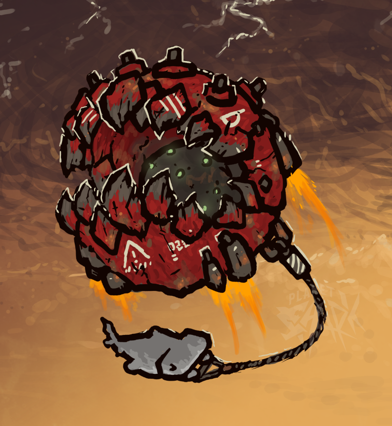 spectralidax's tweet image. Because we released the full version of Planet Shark (which can be found here moonlessworks.itch.io/planet-shark ) I'm going to be reposting some of my favorite Planet Shark art this week until I run out. I hope you all enjoy. 14