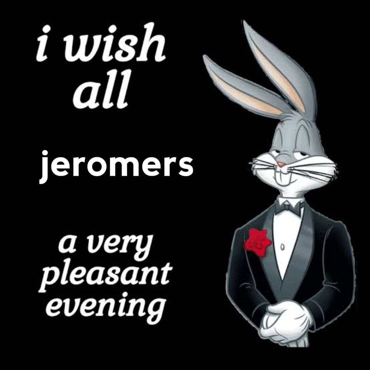 dailyjerome's tweet image. good evening jeromers 
or good morning or good afternoon bc time zone difference