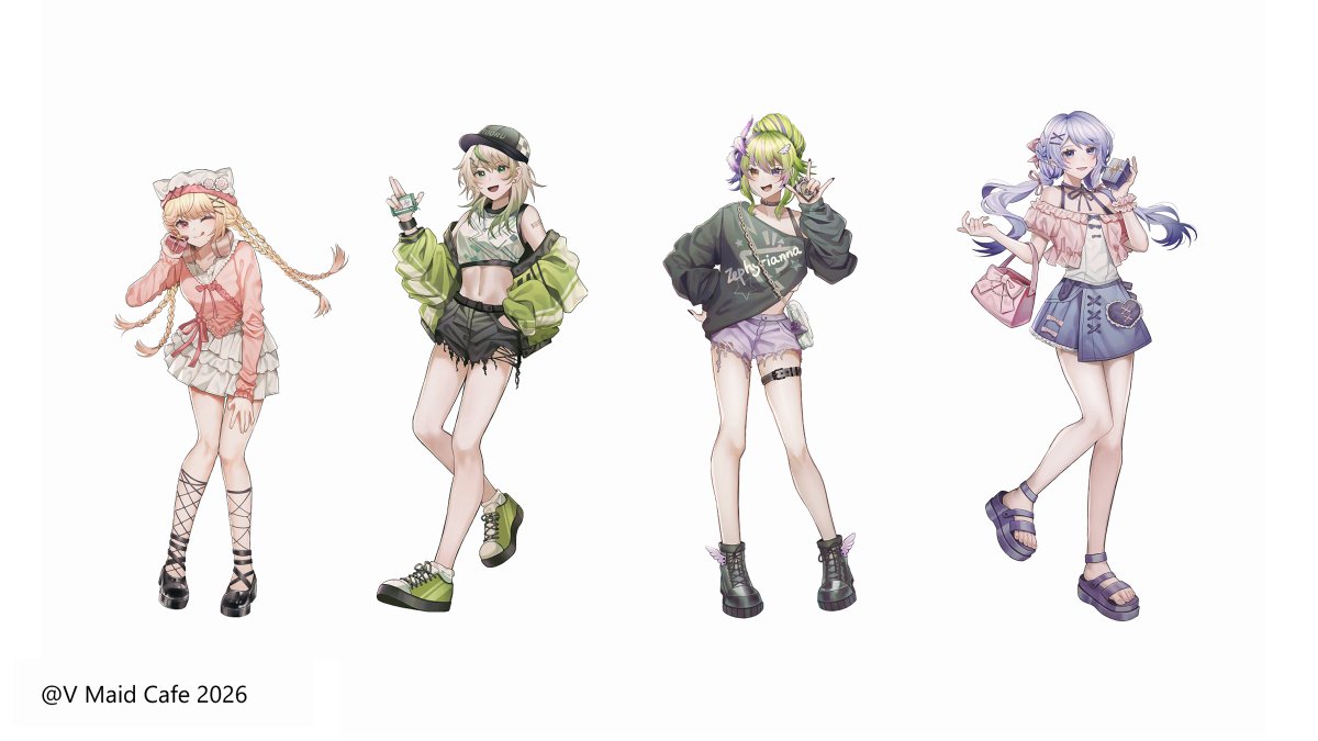 SkullU_UU's tweet image. 【Commission/委托展示】
很榮幸能負責 @VMaidCafe2024  2026茶會全員嘉賓的立繪委託！每一套都很有特色！  在馬來西亞的 V 圈能看到這樣用心的活動真的非常難得，也感受到主辦方和各位 V們都投入了滿滿的心力！希望各位嘉賓的觀眾粉絲們都喜歡💖