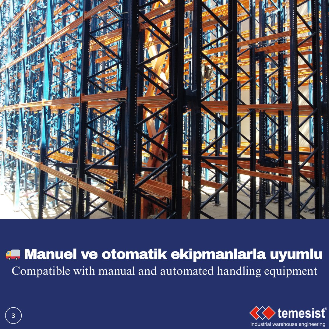 temesist's tweet photo. Depolamada esneklik ve hızlı erişim mi arıyorsunuz? 📦

#Depolama #DepoSistemleri #RafSistemleri #PaletRafı #SırtSırtaRaf #Lojistik #DepoYönetimi #EndüstriyelDepolama #DepoÇözümleri #VerimliDepolama #AkıllıDepolama #DepoOptimizasyonu #TedarikZinciri #StokYönetimi https://t.co/Be4aEqlYDn