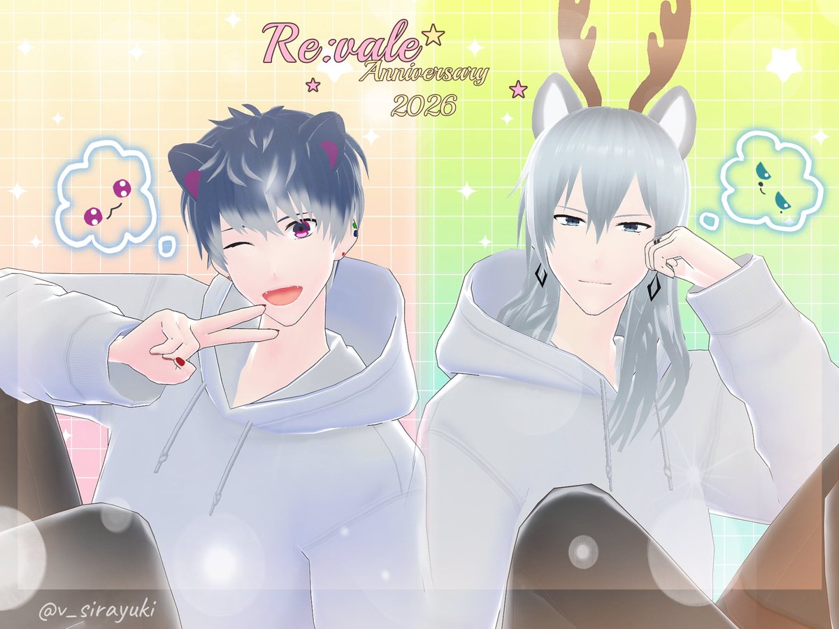 ✨💗Congratulation💚✨

#Reꓽvale記念日2026 #VRoid