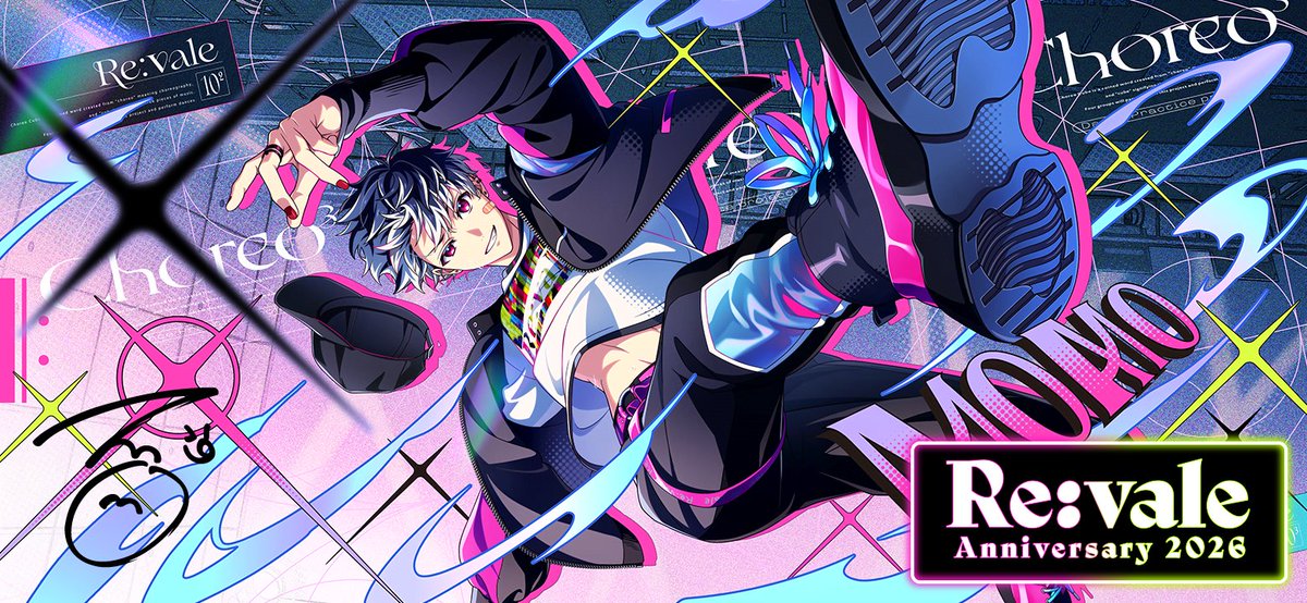 iD7Mng_Ogami's tweet image. 【ゲーム情報】
UR[記念日2026]衣装をご紹介！
2026年グループ記念日企画『Dance Practice project Choreo³』の衣装に身を包んだ百くんの姿は必見です！
ぜひチェックしてくださいね！
#アイナナ #Reꓽvale記念日2026