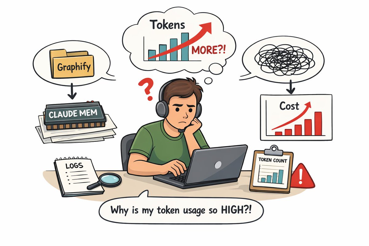 Graphify Token Usage I tried tools like Graphify & Claude Mem after seeing all the hype ...