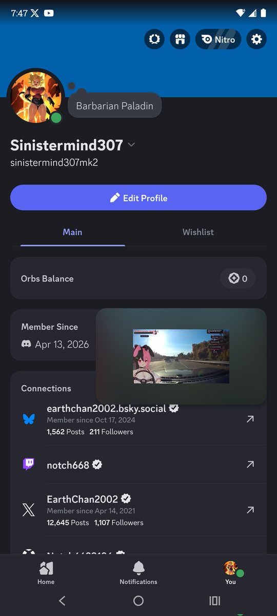 Hello everyone... This may be a surprise to see me post here but my Discord account of 10 years was hacked last night so I am only posting this to give my updated discord. I am by no means coming back to RP here. I hope you all are doing well and continue to be the best you can!