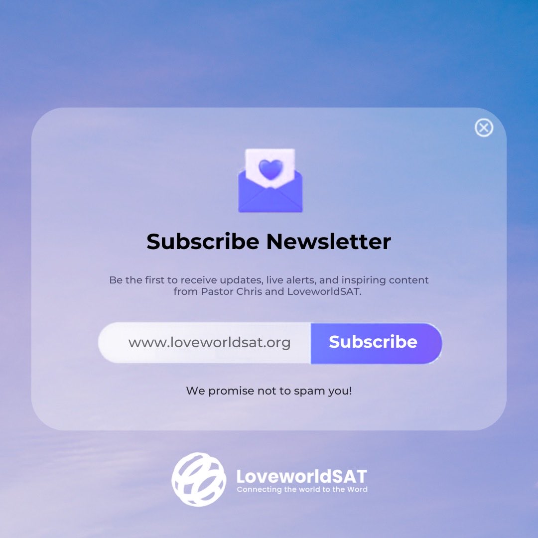 LoveworldSAT tweet media