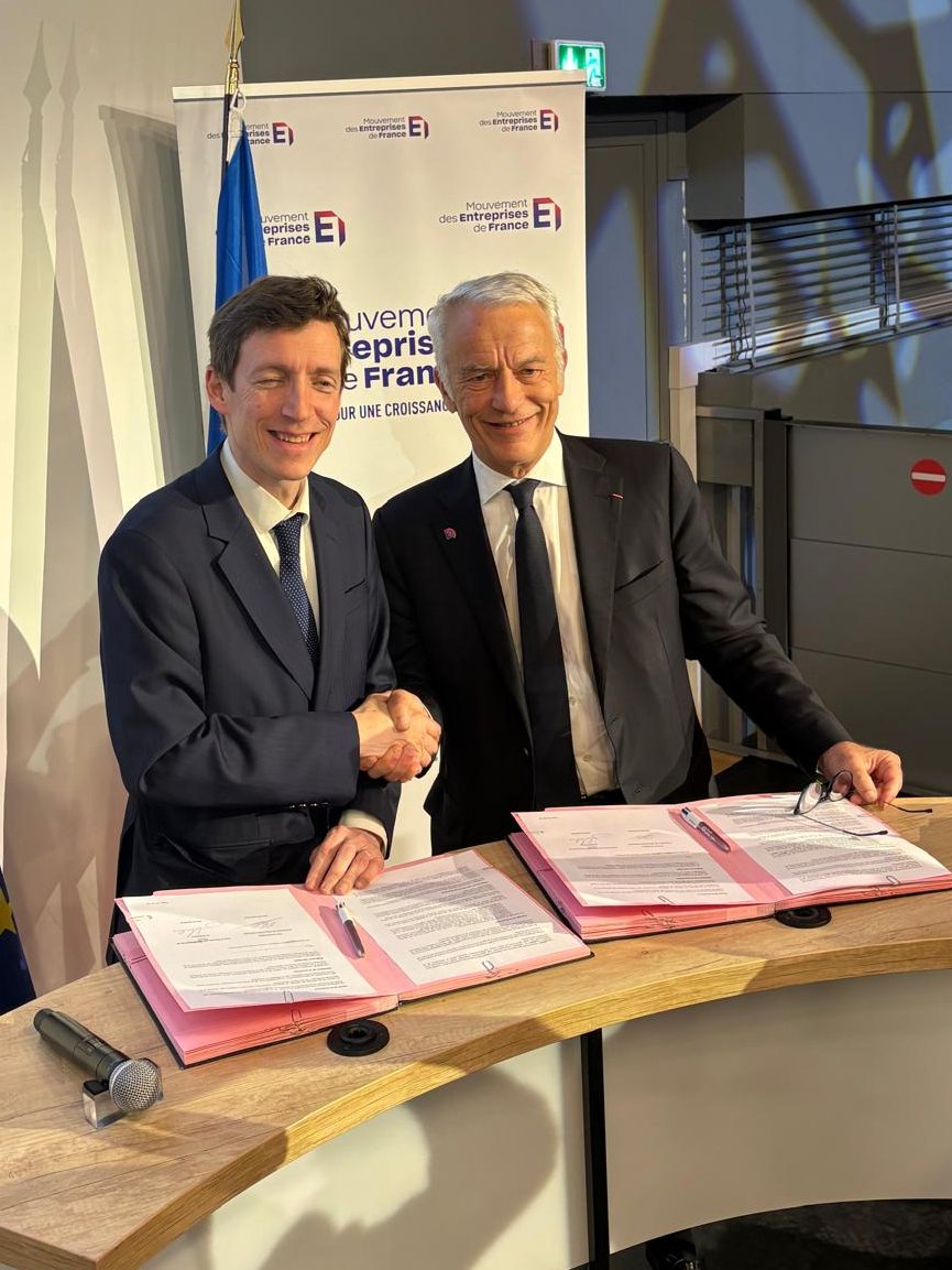 Mouvement des Entreprises de France tweet media