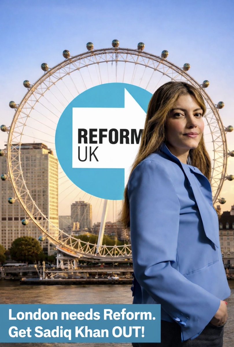 Lola voting Reform 🩵 tweet media