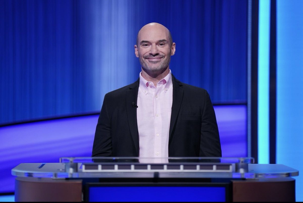 GregShahade's tweet photo. I will be playing on Jeopardy on Monday, April 27!!

Please tune in and pray for categories about my expertise: chess &amp; donuts ♟️🍩 https://t.co/z67b1esBko