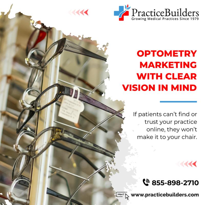 PracticeBuildrs's tweet image. Most patients research before choosing an optometry practice. Practice Builders helps you stand out with expertise, tech, and patient-focused marketing. practicebuilders.com/medical-market…

#OptometryMarketing #HealthcareMarketing #PracticeGrowth #EyeCare #PracticeBuilders