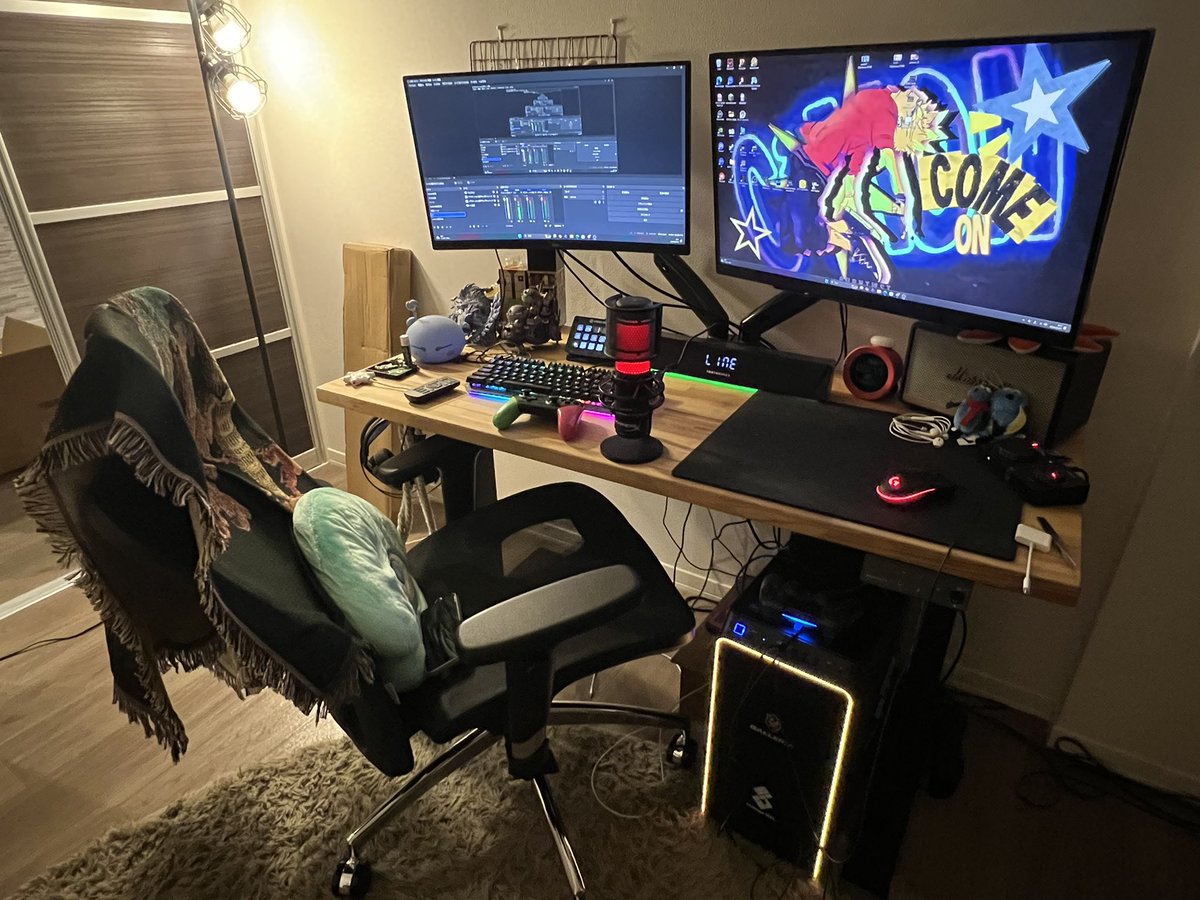 あと4Kモニター買いますた。
これでだいぶ配信環境が整ったよ✌️