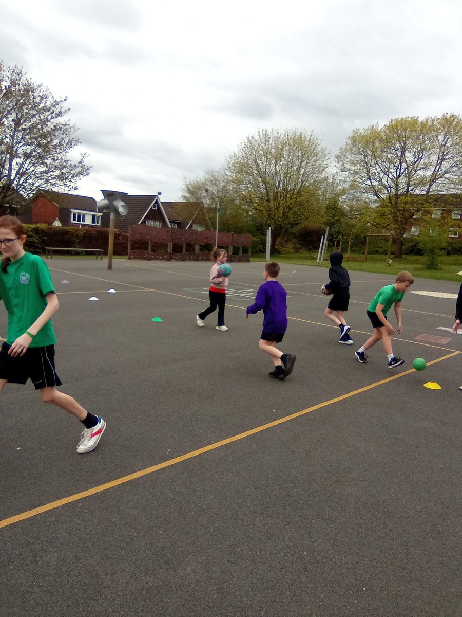 #HighfieldsPE  Lots of fun was had in our first lesson on our new topic of watch, aim, strike.