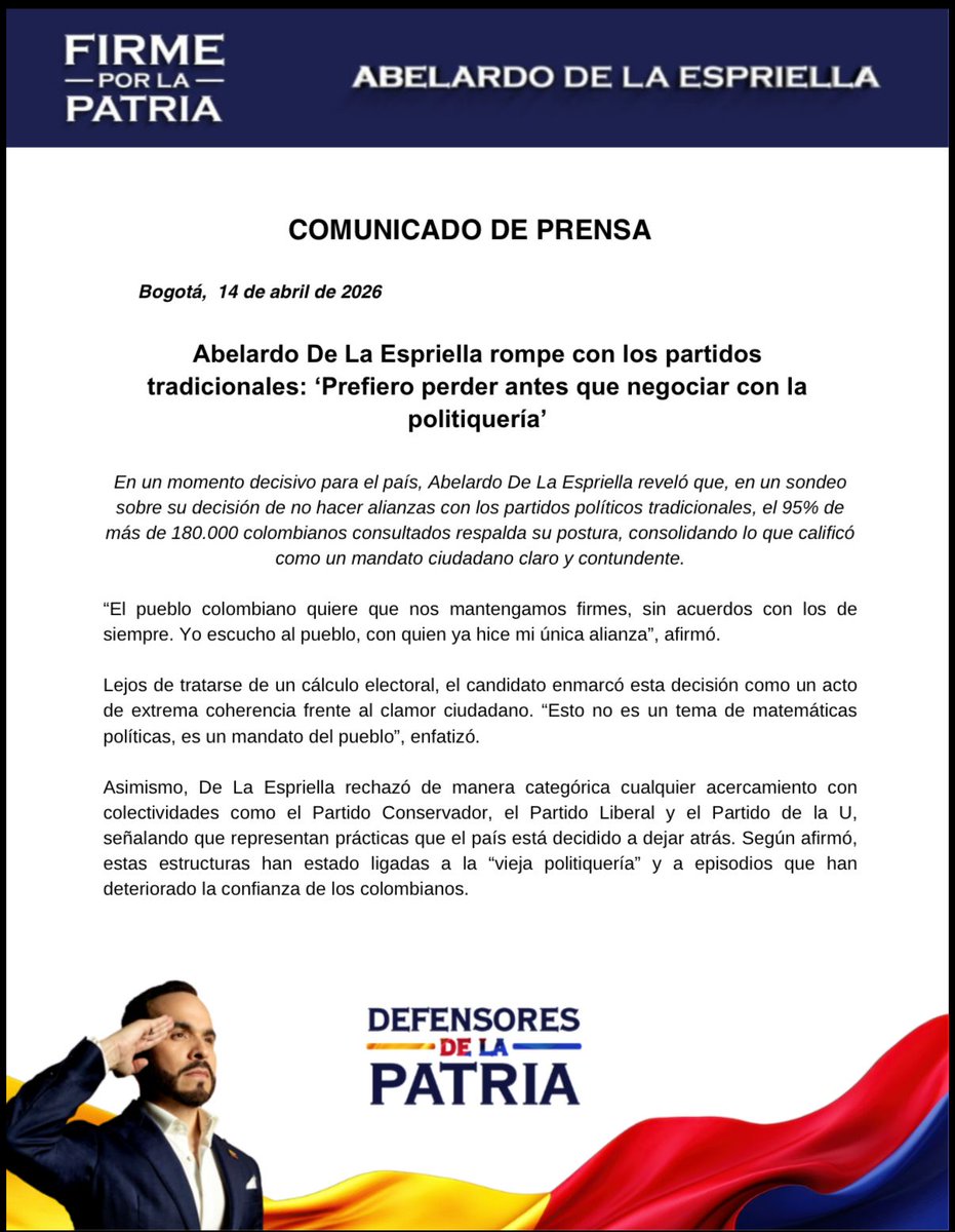 ÚltimaHoraCaracol tweet media