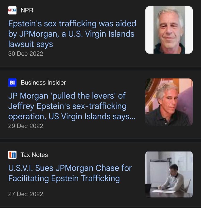 🚨FUN FACT: On Dec 29, 2022, the same day the Tate brothers were arrested by Romania’s DIICOT 🇷🇴

JPMorgan was hit with a lawsuit for allegedly facilitating Epstein’s trafficking ring.

That same day Andrew Tate dominated headlines for “human traff*cking” instead of Epstein.