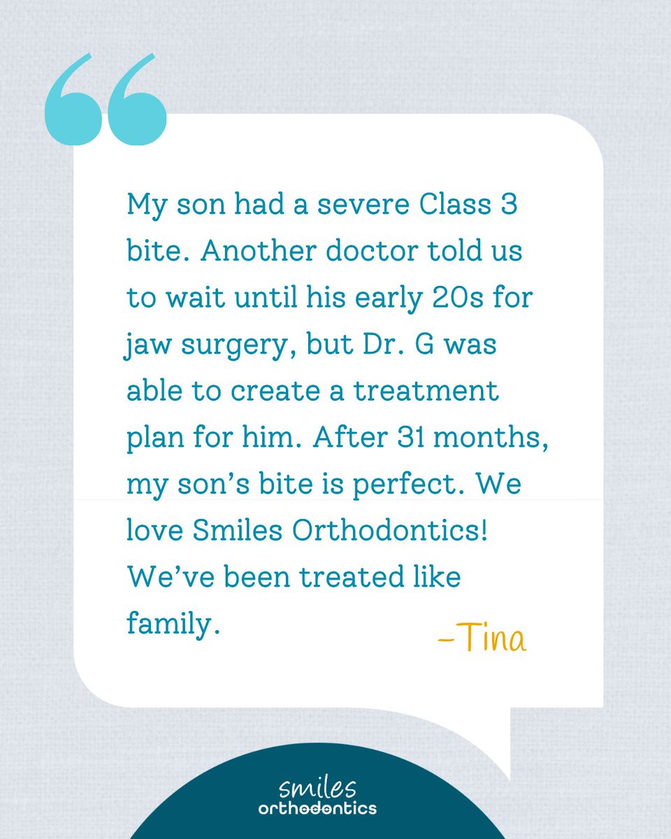 smilesortho's tweet image. From “wait years for surgery” to a confident, perfect bite in 31 months. 🙌 Thank you for letting us be part of your son's smile journey! 😁✨ 

📞 (316) 684-5184 
🖥 | vist.ly/4yeei  

#SmilesOrthodontics #LifeChangingSmiles #HappyParent #Review #Orthodontics