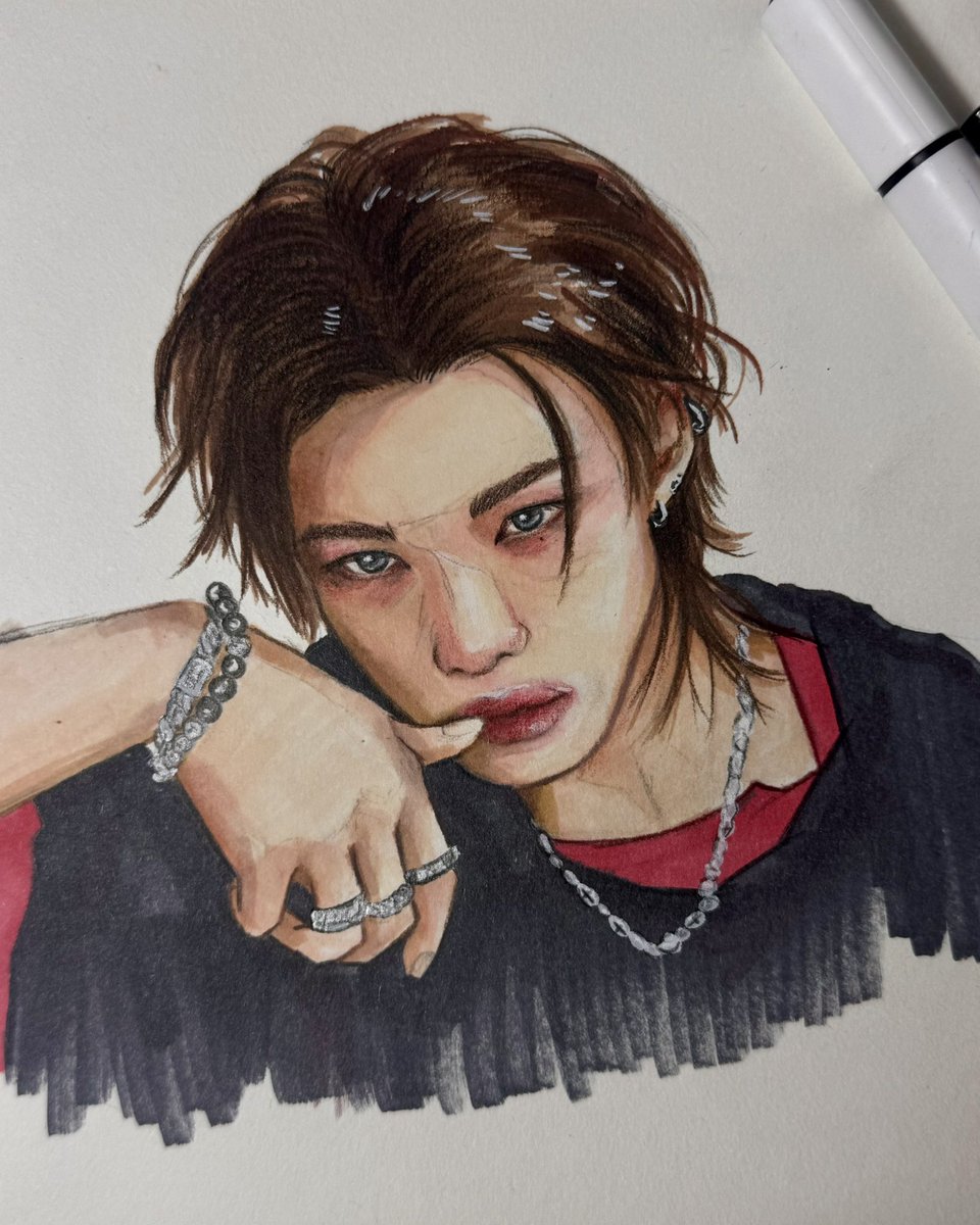 ruvasketch's tweet photo. Hyunjin from StrayKids ✨💕🎀🙏🏻

#kpopfanart #straykids #hyunjin #hyunjinfanart https://t.co/W6ldgKo8bJ