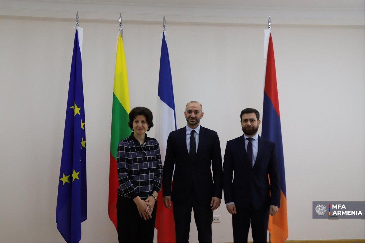 armenpress's tweet image. #Armenian, #French and #Lithuanian officials discuss Armenia–EU cooperation, regional developments
armenpress.am/en/article/124…