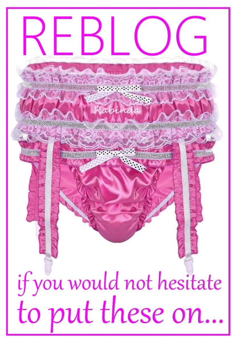 Retweet if you wanna be a sissy👙❤️