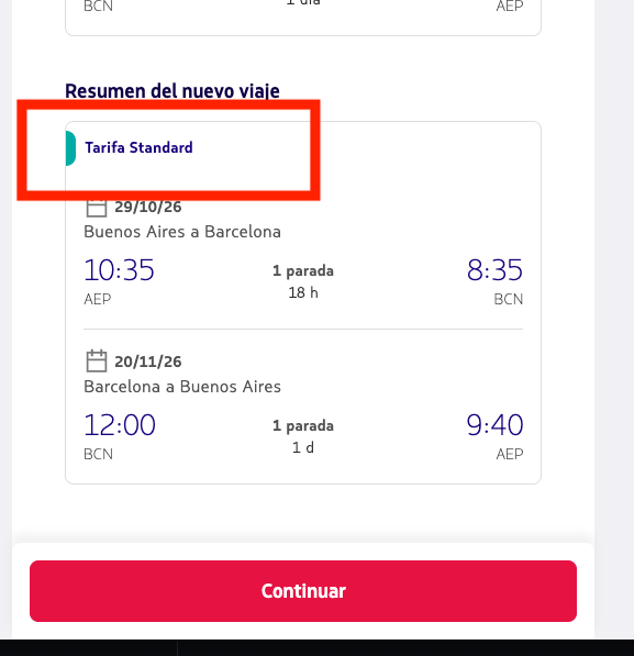 DarioHirsc64852's tweet photo. Lo de @LATAM_ARG es increíble. Hago un cambio de fecha y durante todo el proceso indican tarifa Standard para ambos vuelos. En ningún momento avisan que la vuelta cambia de tarifa. Confirmo… y resulta que el vuelo de regreso queda en Light (más barata).ESTAFADORES @dzapatillas https://t.co/jMhARWeV6C