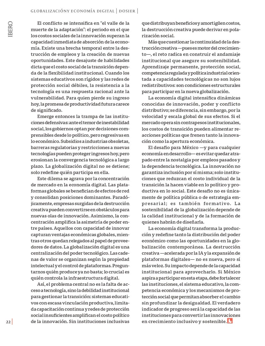 JuanC_Angulo's tweet photo. Tuve la oportunidad de escribir, con mi colega @IrvingRosales_ , sobre la innovación tecnológica en esta época de digitalización y sus costos sociales

Partimos de la pregunta, la innovación siempre destruye el capital anterior o es posible adaptarnos

📖https://t.co/ZYLPxiHmLs https://t.co/hvidmYOMDa