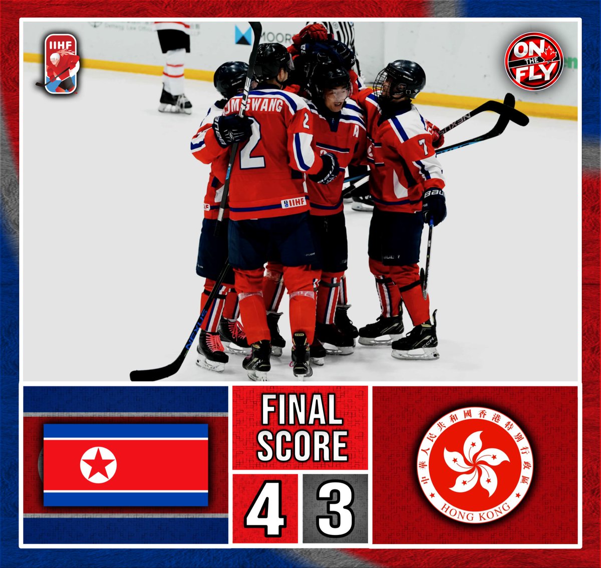 OnTheFly1515's tweet image. Team North Korea defeats Team Hong Kong 4-3 at the IIHF Divison IIIB #MensWorlds!

📸 Lavender_Hockey_Photography (Lavender_Dewolf)/IG

#iihf #hkghockey #dprk