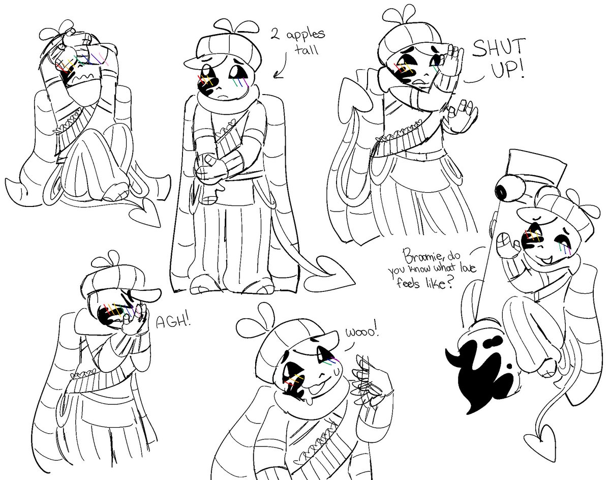 dazelnut_'s tweet image. biv has big emotions }#inksans #utmv