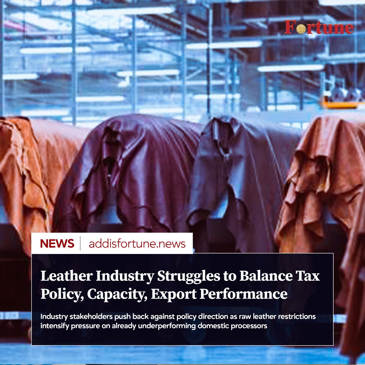 addis_fortune's tweet image. Industry players warn that easing restrictions could weaken local producers further. #Leather #Exports #Ethiopia

Read more - shorturl.at/QhnN0