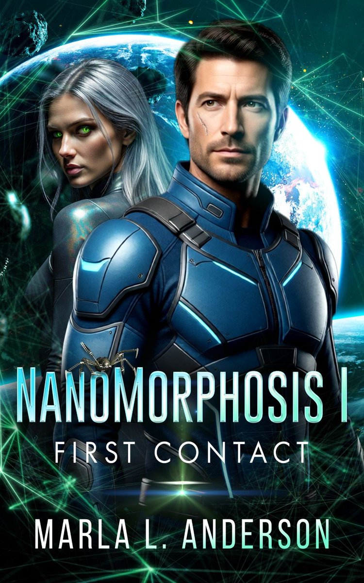MLAtweeter's tweet photo. Thinking my original bookcover is dated, I had a new one designed. Please take a look and tell me which of these two covers you like best. #scifi #BooksWorthReading https://t.co/AJtoT1cC6O