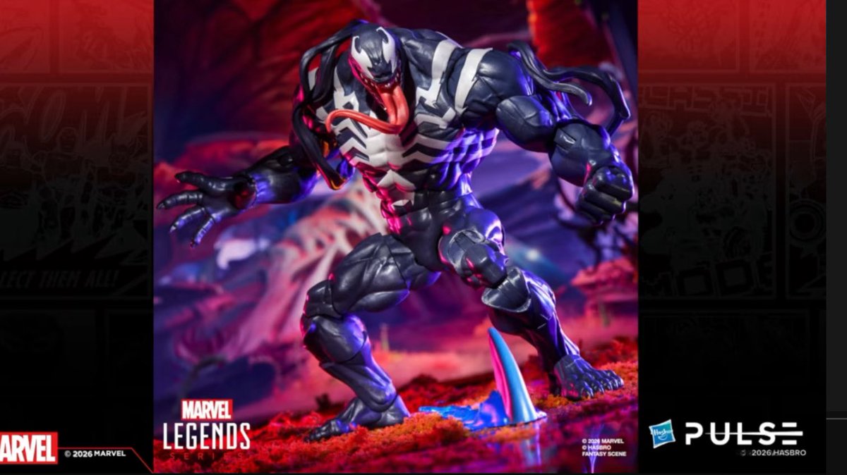Marvel Legends Gamerverse Marvel Rivals Venom & Jeff the Landshark