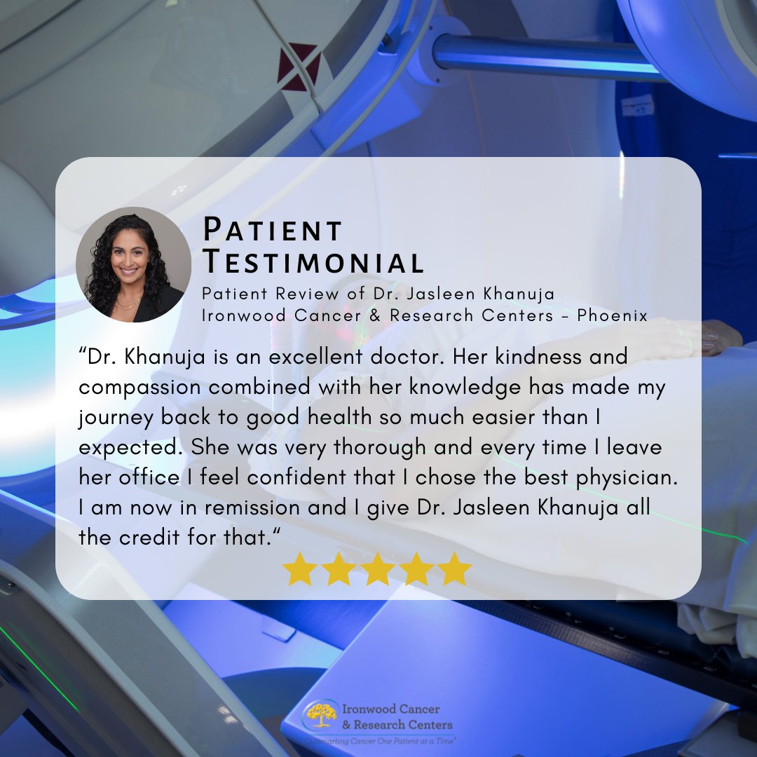 IronwoodCancer's tweet image. #TestimonialTuesday! ⭐️⁠

Thank you for sharing your experience with us!