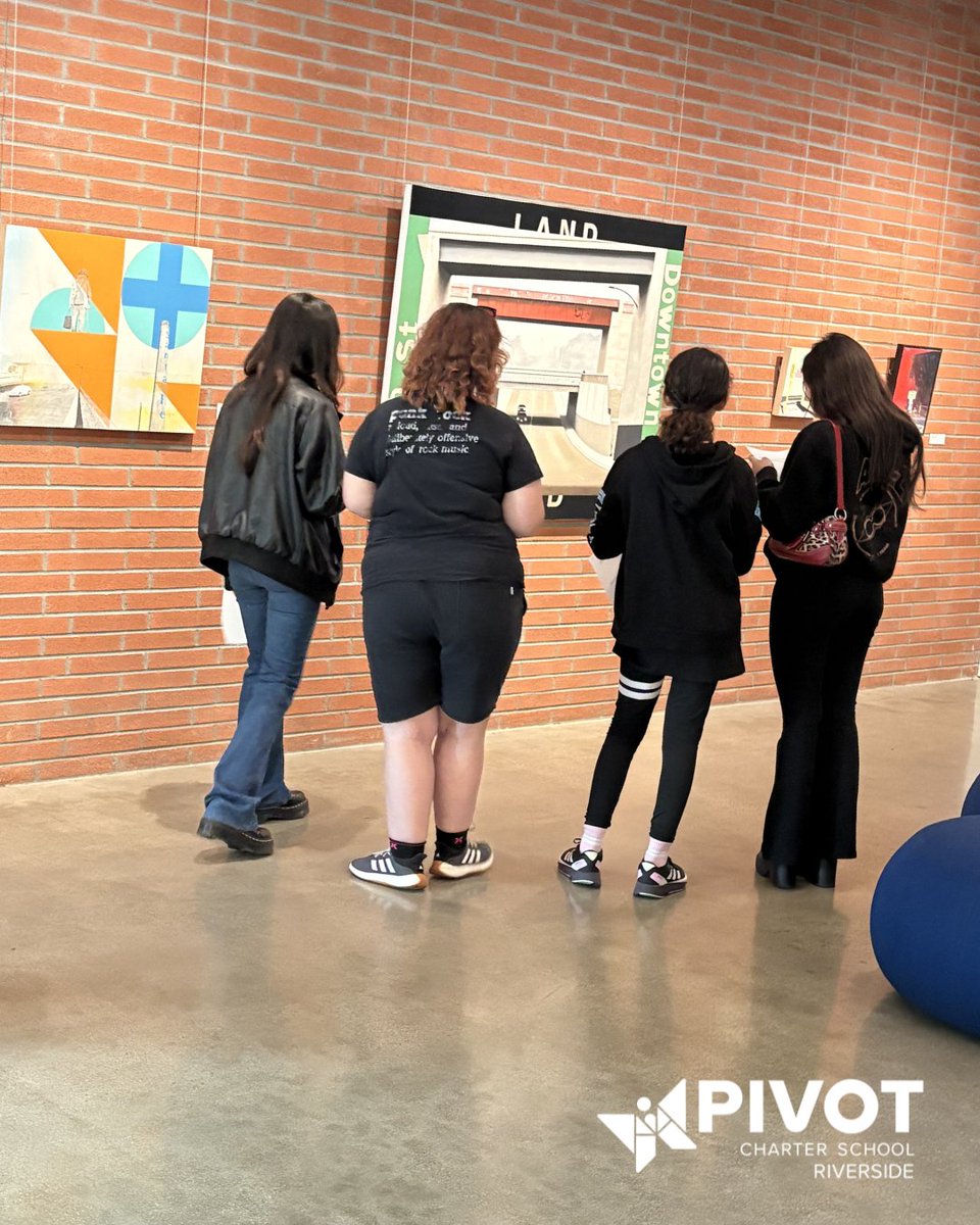 PivotRiverside's tweet image. 🎨✨ A day full of creativity and discovery!

#PivotRiverside students in grades 6–11 explored a wide range of artwork during their visit to the Riverside Art Museum, experiencing pieces across different mediums and styles.

 #FieldTripFun #ArtsInEducation #StudentExperience