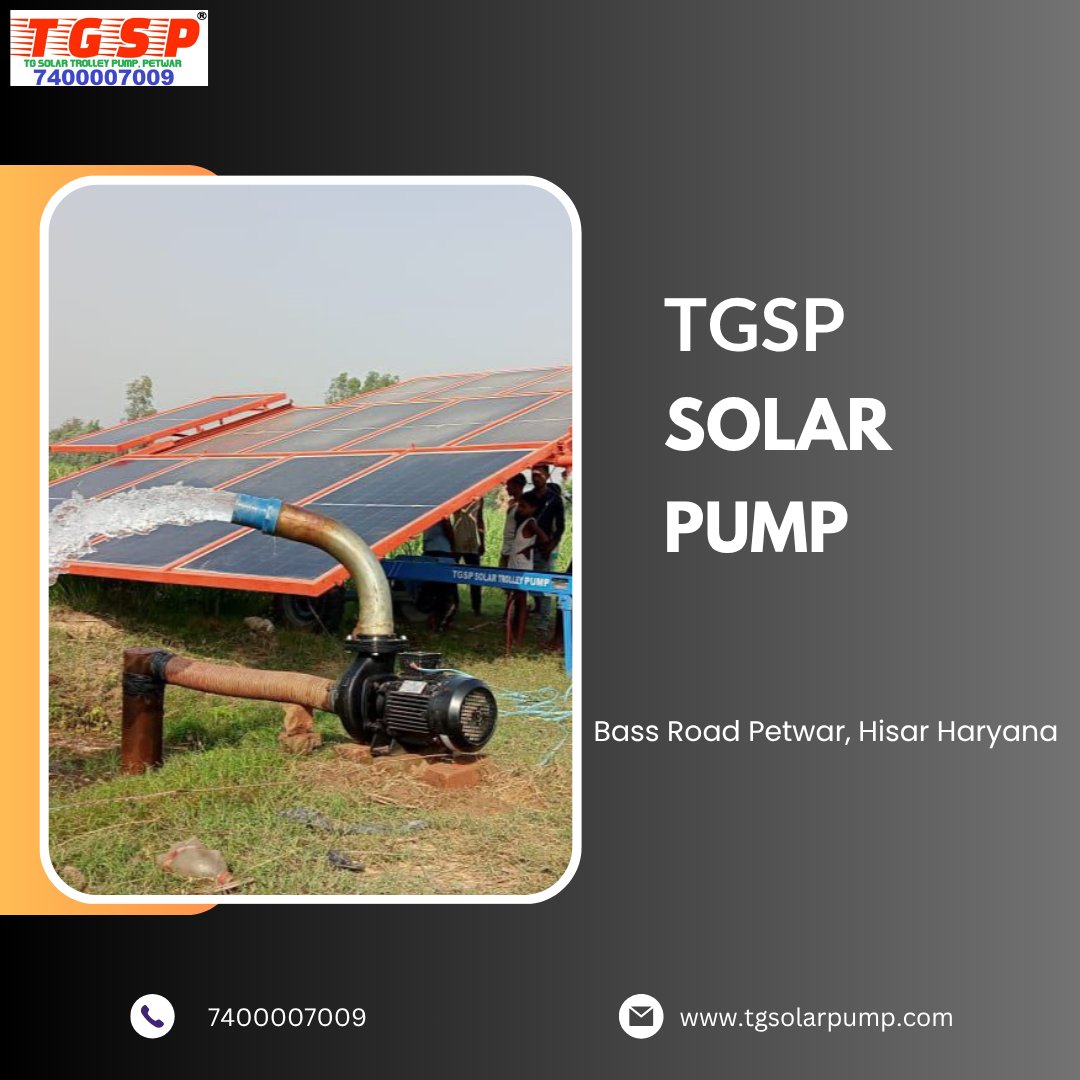 tg_solarpump's tweet image. खेत में सौलर ट्रॉली पंप लगवाएं व ऊर्जा बचाएं 

अधिक जानकारी के लिए संपर्क करें
TGSP SOLAR PUMP
7400007009, 7419907001

TGSP SOLAR TROLLEY 

#solarenergysystem 
#tgsolarpump 
youtu.be/FK8DFHJ1DR4?si…

For more information go to the website
tgsolarpump.com