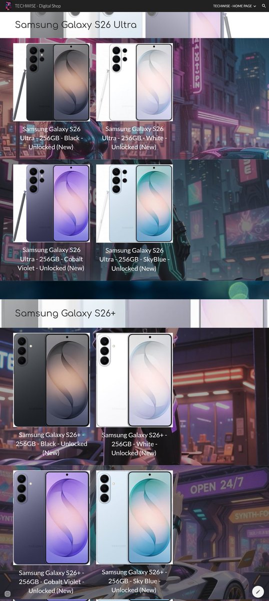 TechWise100's tweet photo. 🚨🔥 THIS IS THE REAL UPGRADE.
📱 Galaxy S26 Ultra = power, precision, dominance. ⚡🛍️

• 📸 200MP camera
• 🖊️ S Pen built-in
• 📺 120Hz AMOLED
• ⚡ Elite performance
• 🔓 Unlocked

💰 $1,099.99 (Amazon)
💰 $999.99 

🌐 https://t.co/ExSdwtDaZ8 https://t.co/pnDR4f1dyW