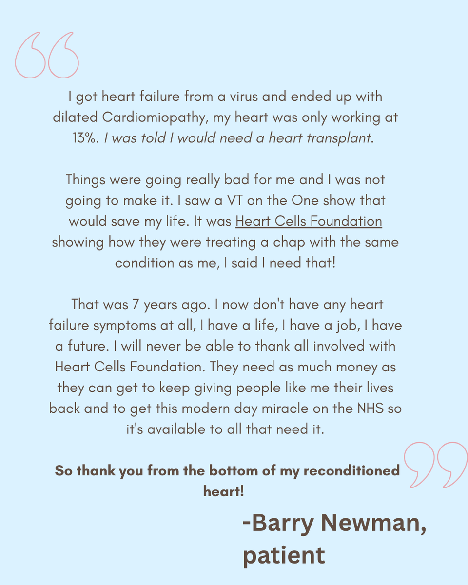 HeartCells's tweet photo. Heart failure doesn’t have to be the end of the story. Research and support can change everything. https://t.co/da8xgB83Xs