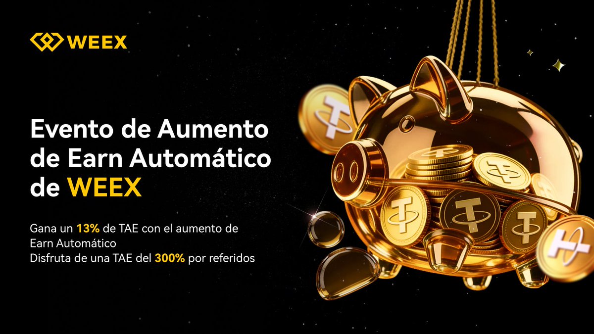 WEEX_Espanol's tweet photo. Últimos días para potenciar tus recompensas
Recarga tu saldo por solo $5 por cada $1.000
Invita a amigos y obtén bonos ilimitados del 300% APR.
La oportunidad se agota, pero tus ganancias no tienen por qué hacerlo
Únete aquí: https://t.co/8ovxGwkfRw
#WEEX #AutoEarn https://t.co/1W6XRng2om