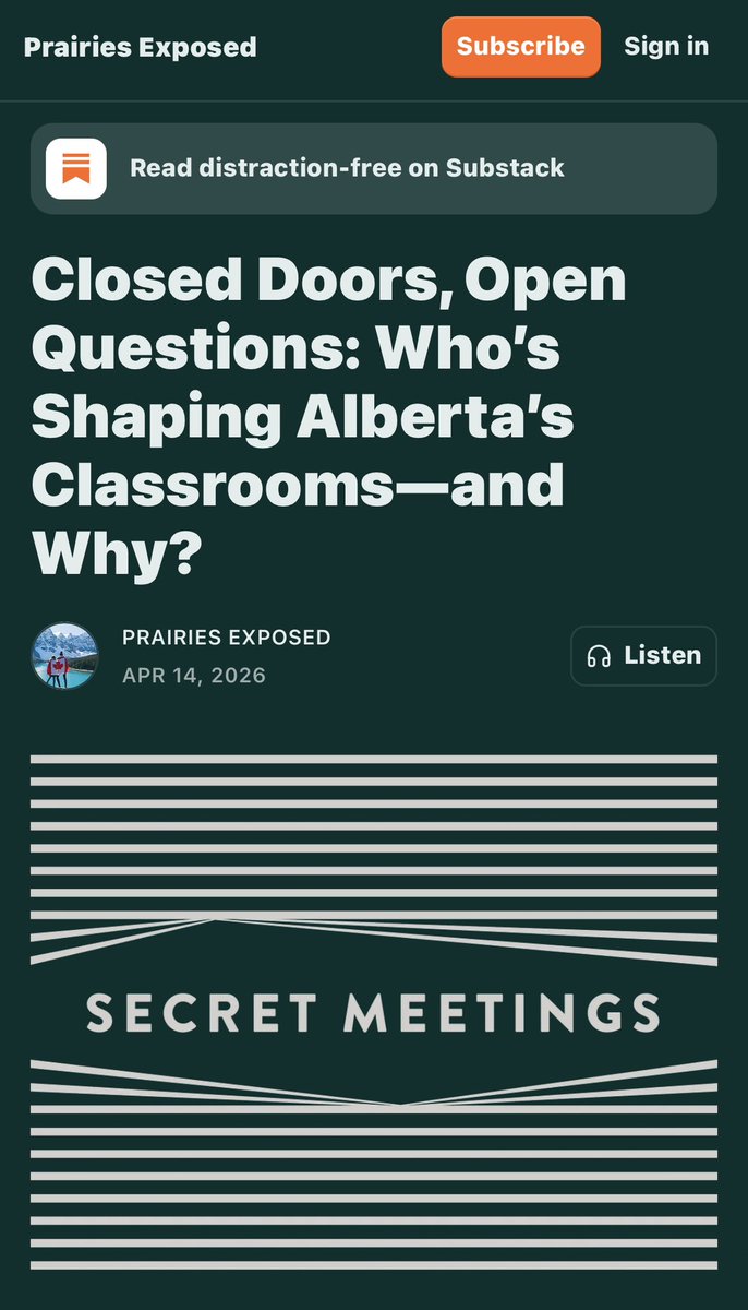PrairiesExposed's tweet image. Shhh…don’t tell anyone.

prairiesexposed.substack.com/p/closed-doors…

#ucp #corrupt #alberta #canada