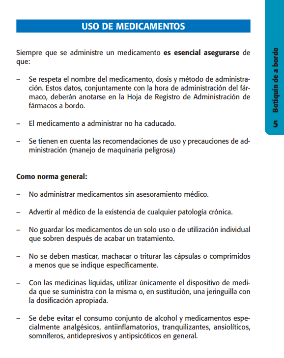 ISMrevistaMar's tweet image. Puedes encontrar recomendaciones sobre el uso responsable de medicamentos💊en el Capítulo 5 de la Guía Sanitaria del Instituto Social de la Marina sobre los 'botiquines de a bordo'. 
ℹ️👇
 run.gob.es/GuiaSanitariaC…
#ISM #REM #ConsumoResponsable