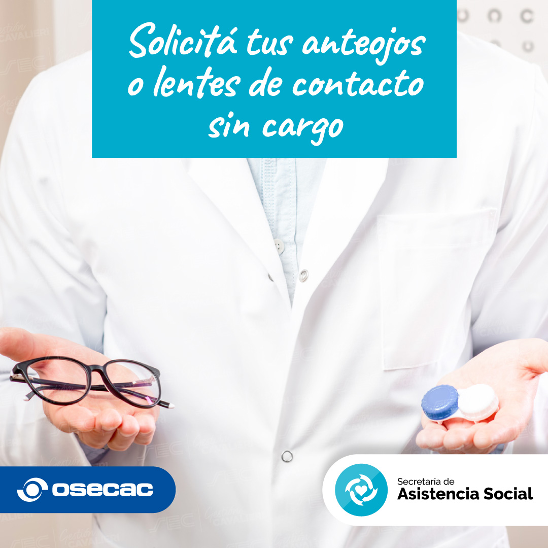 ¡Anteojos o lentes de contacto sin cargo! 😎

Si sos afiliado/a SEC y beneficiario de OSECAC, podés acceder a este beneficio 🙌

Mirá toda la info y requisitos en👉 beneficios.sec.org.ar/Optica

¡Aprovechalo!

#SoyComercio #SoySEC